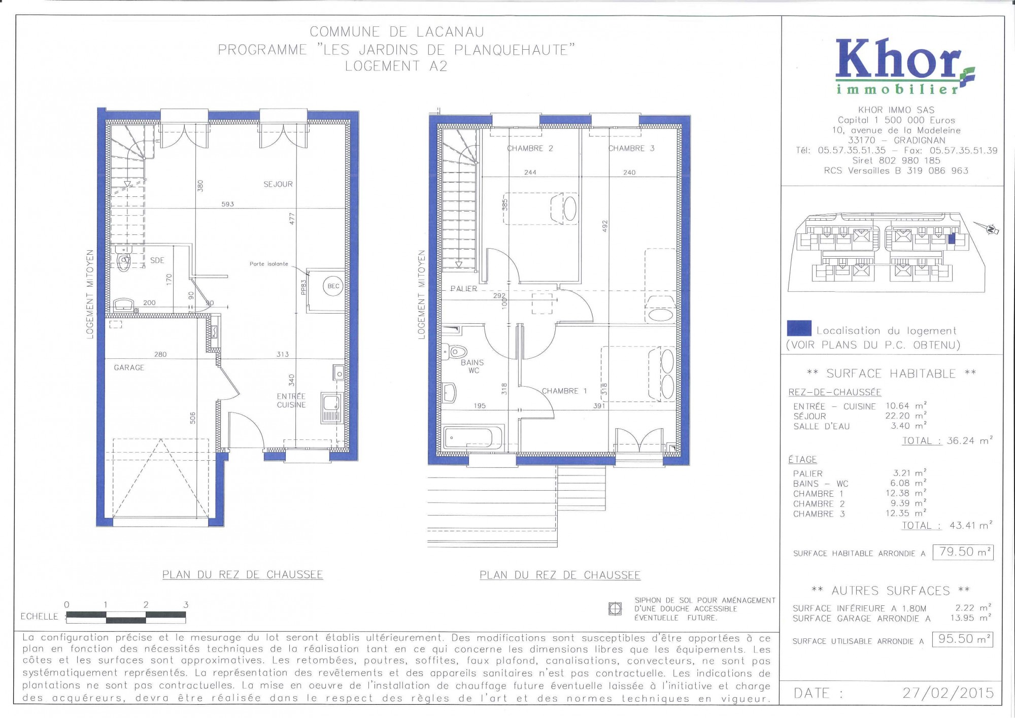 Vente Maison neuve avec frais de notaire réduits  Lacanau-Médoc